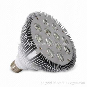 12W LED Spotlight Bulbs, Made of Aluminum and PC Materials with 100 to 240V AC Input Voltage